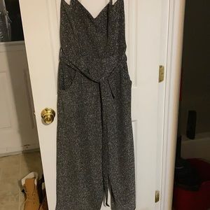 Wide-Leg Sparkle Jumpsuit